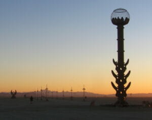 The Minaret at Burning Man 2010