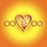 Heart inside infinity signs